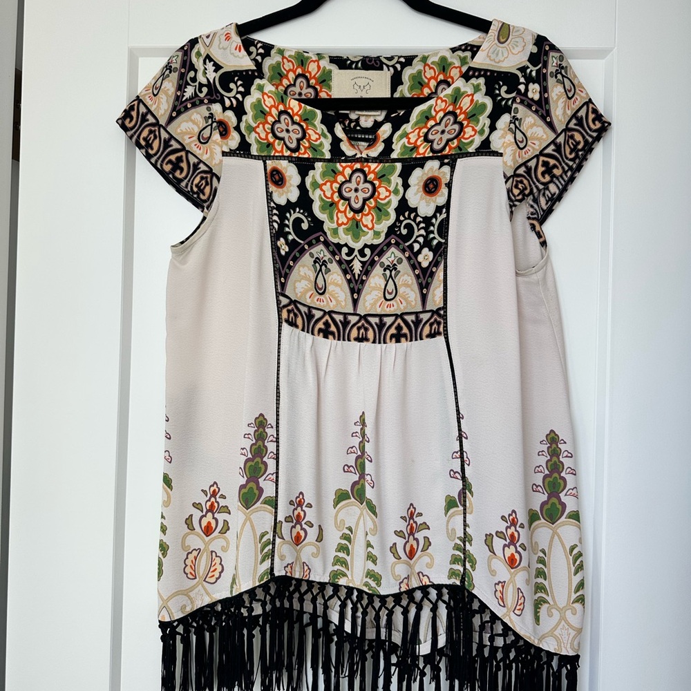 Anthropologie Vanessa Virginia Floral Top